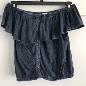 Free People Off the Shoulder Top